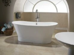 Barclay CTBATN68-WH 68" Wakely, Premium Cast Iron Freestanding Tub