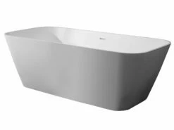 ALFI Brand AB9952 67" White Rectangular Solid Surface Smooth Resin Soaking Bathtub 14 ALFI Brand AB9952 67" White Rectangular Solid Surface Smooth Resin Soaking Bathtub -Hansgrohe Shop ab9952 6