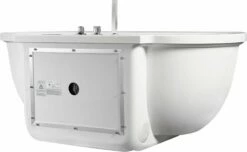 EAGO AM128ETL 6 Ft Acrylic White Whirlpool Bathtub With Fixtures -Hansgrohe Shop am128etl 12 1