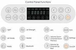 EAGO AM198ETL-R 5' Single Person Rounded Clear Corner Whirlpool Bathtub - Right Drain -Hansgrohe Shop am151etl l 3 4883ecaa 5833 4a86 a44c 75d4a5d953cf