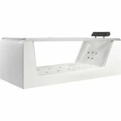 EAGO AM152ETL-6 6 Ft Clear Rectangular Acrylic Whirlpool Bathtub -Hansgrohe Shop am152etl 6 9