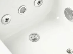 EAGO AM154ETL-L6 6 Ft Acrylic White Rectangular Whirlpool Tub With Fixtures -Hansgrohe Shop am154etl l6 11 e11de0c5 9cbb 4d30 8dee 2128b5e2e8bb