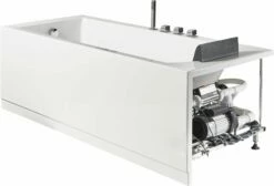 EAGO AM154ETL-L5 5 Ft Acrylic White Rectangular Whirlpool Bathtub W Fixtures -Hansgrohe Shop am154etl l6 2 1