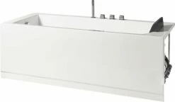 EAGO AM154ETL-L6 6 Ft Acrylic White Rectangular Whirlpool Tub With Fixtures -Hansgrohe Shop am154etl l6 4 1 847ea56a 8d87 4e78 817a 3dff6b764042
