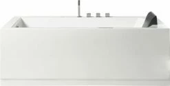 EAGO AM154ETL-L6 6 Ft Acrylic White Rectangular Whirlpool Tub With Fixtures -Hansgrohe Shop am154etl l6 5 a5458b84 26d9 4663 9d48 3966aa07c675