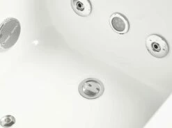 EAGO AM154ETL-R6 6 Ft Acrylic White Rectangular Whirlpool Tub With Fixtures -Hansgrohe Shop am154etl r6 11 2 5ccae44c a7b8 4c96 99b7 c0925f5ac602