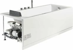 EAGO AM154ETL-R6 6 Ft Acrylic White Rectangular Whirlpool Tub With Fixtures -Hansgrohe Shop am154etl r6 2 1 1 051c0254 5680 4c9b 9f18 e413d463010a