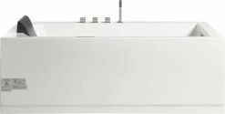 EAGO AM154ETL-R6 6 Ft Acrylic White Rectangular Whirlpool Tub With Fixtures -Hansgrohe Shop am154etl r6 5 2 68cb1229 22b5 4d49 81bc 03b1d4489872