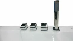 EAGO AM156ETL 5 Ft Clear Corner Acrylic Whirlpool Bathtub For Two -Hansgrohe Shop am156etl 10 1 1