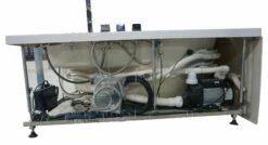 EAGO AM156ETL 5 Ft Clear Corner Acrylic Whirlpool Bathtub For Two -Hansgrohe Shop am156etl 11 1 1