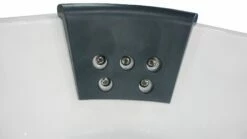 EAGO AM156ETL 5 Ft Clear Corner Acrylic Whirlpool Bathtub For Two -Hansgrohe Shop am156etl 8 2 1