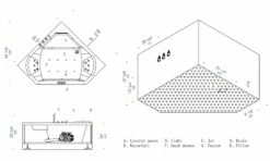 EAGO AM156ETL 5 Ft Clear Corner Acrylic Whirlpool Bathtub For Two -Hansgrohe Shop am156etl dimensions