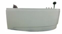 EAGO AM161-R 59" Single Person Corner White Acrylic Whirlpool Bathtub -Hansgrohe Shop am161 r 6