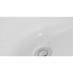 EAGO AM1900 74 3/4" White Freestanding Air Bubble Bathtub -Hansgrohe Shop am1900 3 1