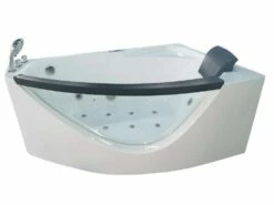 EAGO AM198ETL-L 5' Single Person Rounded Clear Corner Whirlpool Bathtub - Left Drain -Hansgrohe Shop am198etl l 6