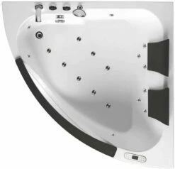 EAGO AM199ETL 5ft Clear Rounded Corner Acrylic Whirlpool Bathtub For Two 8 EAGO AM199ETL 5ft Clear Rounded Corner Acrylic Whirlpool Bathtub For Two -Hansgrohe Shop am199etl 1