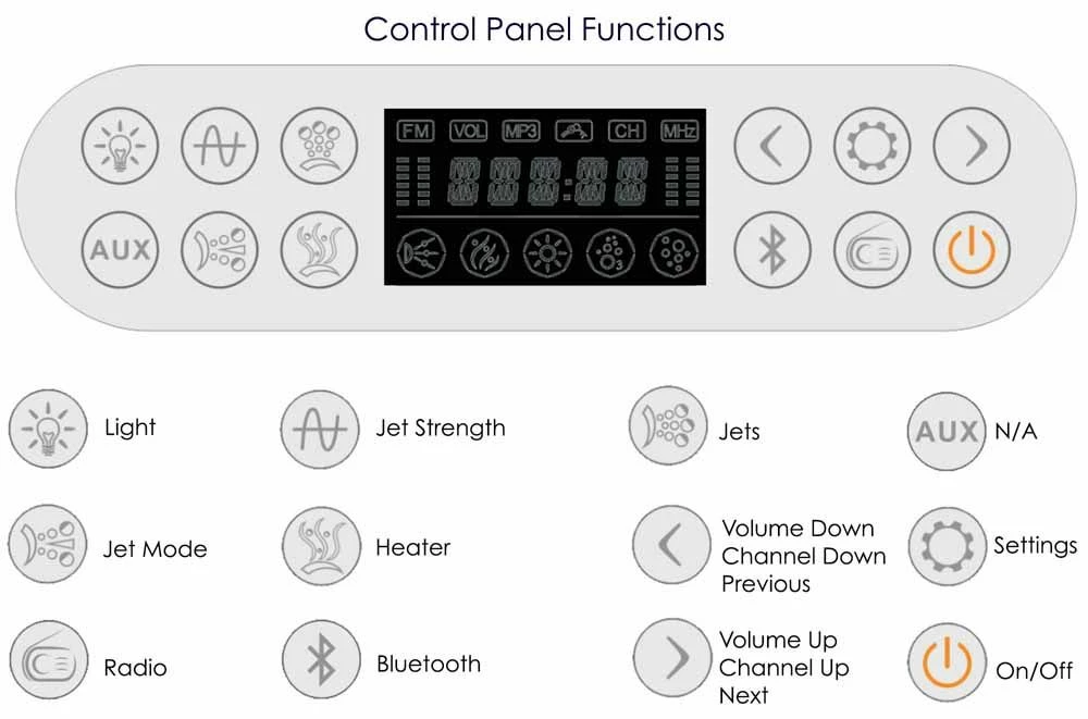 EAGO AM199ETL 5ft Clear Rounded Corner Acrylic Whirlpool Bathtub For Two 5 EAGO AM199ETL 5ft Clear Rounded Corner Acrylic Whirlpool Bathtub For Two - Image 5