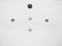 EAGO AM200 5' Rounded Modern Double Seat Corner Whirlpool Bath Tub With Fixtures -Hansgrohe Shop am200 7