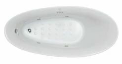 EAGO AM2140 Six Foot White Freestanding Air Bubble Bathtub -Hansgrohe Shop am2140 15