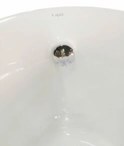 EAGO AM2140 Six Foot White Freestanding Air Bubble Bathtub -Hansgrohe Shop am2140 3 2