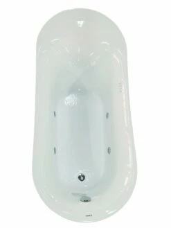 EAGO AM2140 Six Foot White Freestanding Air Bubble Bathtub -Hansgrohe Shop am2140 5 2 7fc3bf52 5880 420b bd3d c8d62dccc54f