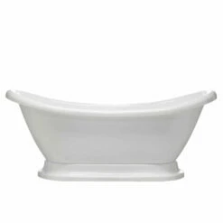 Barclay Montebello Premium Acrylic Double Slipper Freestanding Tub