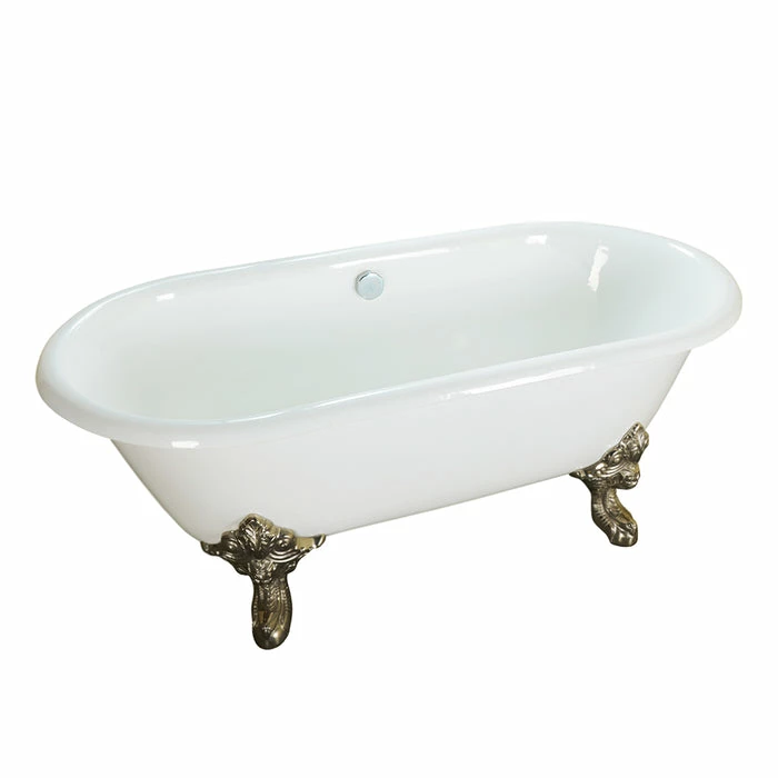 Barclay - Gallagher 72" Cast Iron Double Roll Top Tub - CTDRN72-WH 2 Barclay - Gallagher 72" Cast Iron Double Roll Top Tub - CTDRN72-WH - Image 2