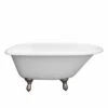 Barclay Addison Premium Cast Iron Roll Top Clawfoot Freestanding Tub