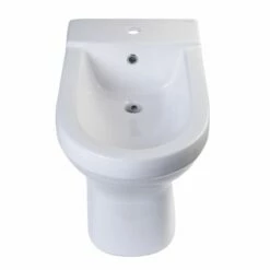 EAGO JA1010 White Ceramic Bathroom Bidet With Elongated Seat -Hansgrohe Shop ja1010 1 1