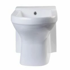 EAGO JA1010 White Ceramic Bathroom Bidet With Elongated Seat -Hansgrohe Shop ja1010 2 1
