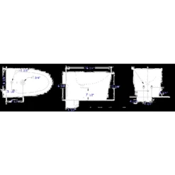 EAGO JA3400 Modern White Ceramic Bathroom Bidet With Elongated Seat -Hansgrohe Shop ja3400 d