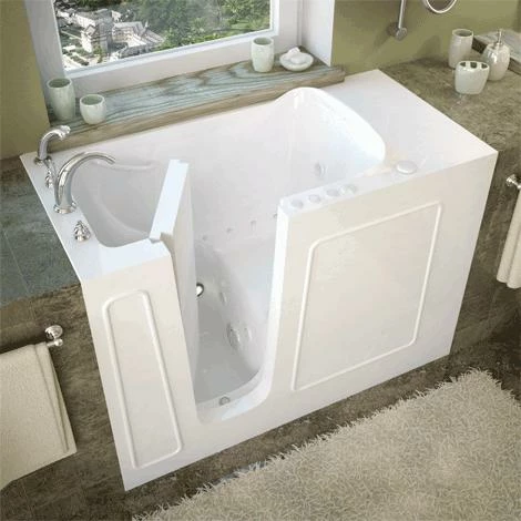 MediTub 2653 Series 26 X 53 Gelcoat Fiberglass Walk-In Bathtub 1 MediTub 2653 Series 26 X 53 Gelcoat Fiberglass Walk-In Bathtub