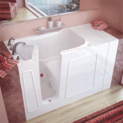 MediTub 3053 Series 30 X 53 Gelcoat Fiberglass Walk-In Bathtub