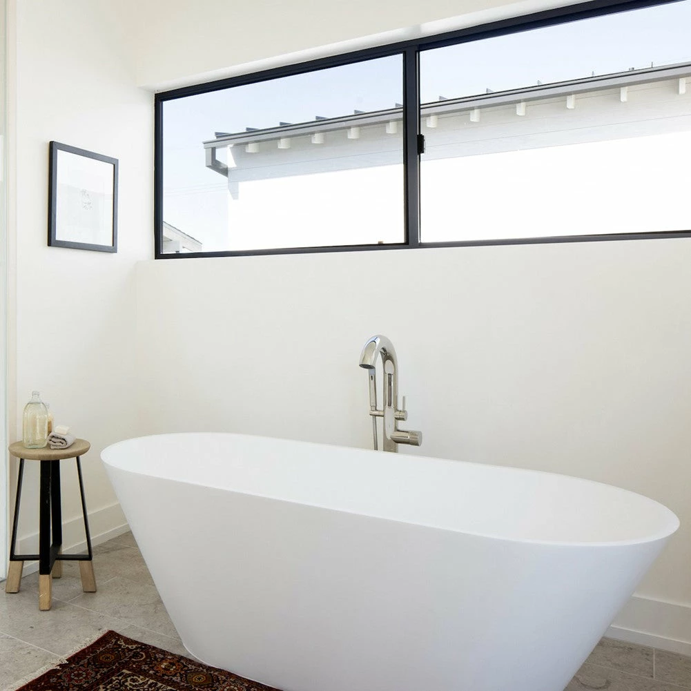 Barclay - Nishi 68" Resin Freestanding Tub - RTOVN68 1 Barclay - Nishi 68" Resin Freestanding Tub - RTOVN68