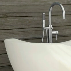 A & E Bath And Shower Salacia Acrylic 67" Premium All-in-One Oval Freestanding Tub Kit 8 A & E Bath And Shower Salacia Acrylic 67" Premium All-in-One Oval Freestanding Tub Kit -Hansgrohe Shop sala