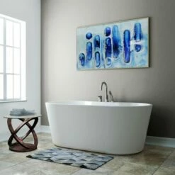 A&E Bath And Shower Sorel 62" Freestanding Tub With Faucet