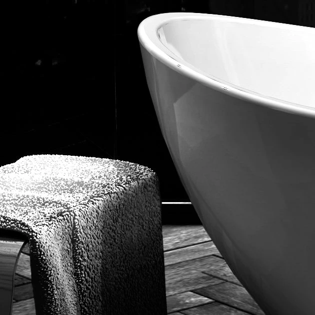 A & E Bath And Shower Turin Acrylic 69" Premium All-in-One Oval Freestanding Tub 3 A & E Bath And Shower Turin Acrylic 69" Premium All-in-One Oval Freestanding Tub - Image 3