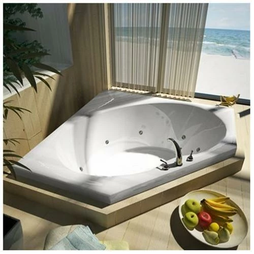 Atlantis Whirlpools Venus 60 X 60 Corner Drop-In Bathtub 1 Atlantis Whirlpools Venus 60 X 60 Corner Drop-In Bathtub