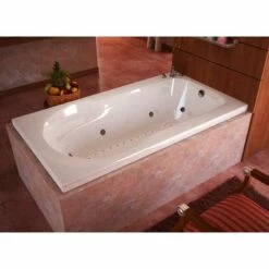 Atlantis Whirlpools Zepher 32 X 60 Rectangular Drop-In Bathtub